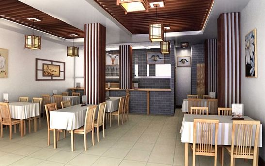 快餐店裝修效果圖